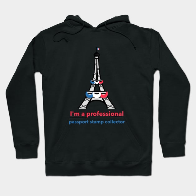 I'm A Professional Passport Stamp Collector Hoodie by Beat Wear